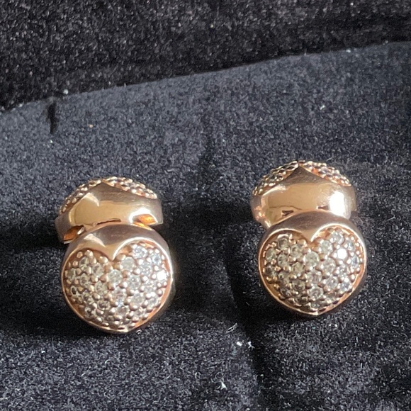 Pair of Pandora rose gold clasp - Picture 3 of 4